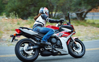 Woman motorcycle forest sunny digital - claire falkenstein free wallpaper