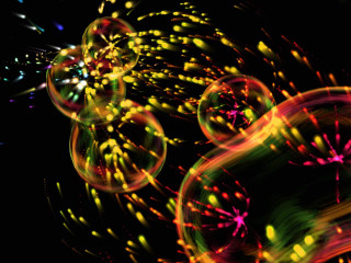 Colorful abstract background bubbles lights - a colorful abstract background free wallpaper