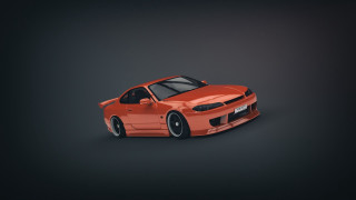 Red car dark black white - aimitsu free wallpaper