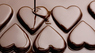 Chocolate hearts melted spoon chocolate - didier mouron free wallpaper for desktop