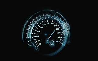 Speedometer dark background white light - a speedometer free wallpaper