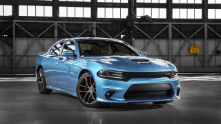 Blue dodge charger garage black - a black hood free wallpaper