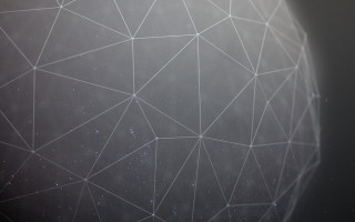 White object lines dots black - a white object free wallpaper