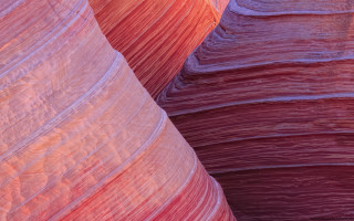 Close up rock formation sky 2 - saturated free wallpaper