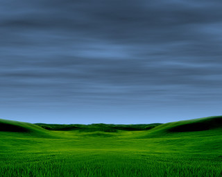 Green field blue sky clouds 35 - a green field free wallpaper for desktop
