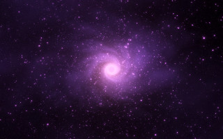 Purple star dark sky galaxy - star and dust free wallpaper