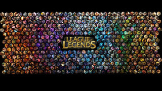 Large group mosaic league legends - a large group of people free wallpaper