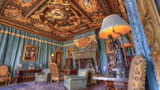 Fireplace chair lamp painting ceiling - a fireplace free wallpaper for desktop