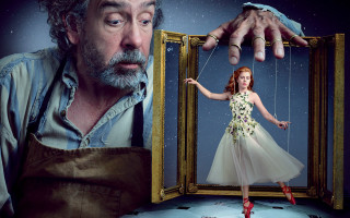 Magical realism poster astronaut night - a picture frame free wallpaper for desktop