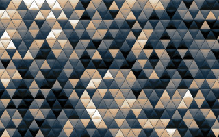 Colorful triangle pattern abstract geometric - a black bottom free wallpaper