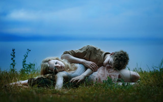 Dreamlike people laying grass lake - dreamlike free wallpaper for desktop