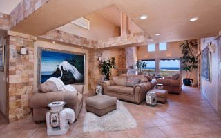 Living room large painting couch 2 - a large painting free wallpaper