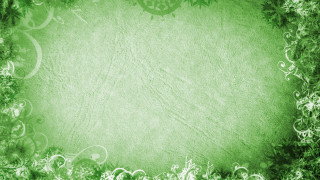 Green background floral design border - a green border free wallpaper