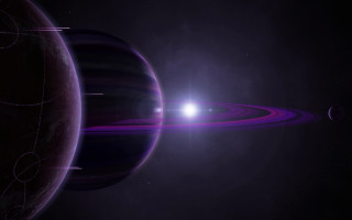 Purple black white light space - star citizen halo free wallpaper for desktop