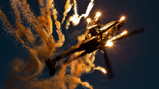 Helicopter fire sky smoke city - free new year wallpaper