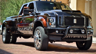 Black truck red interior brick - a brick road next free wallpaper