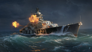 Large ship ocean fire hull - carl eugen keel free wallpaper