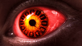 Cat eye clock red light - red light free wallpaper for desktop