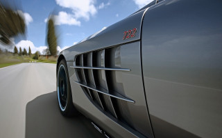 Car road blurry background blue - vorticism free wallpaper