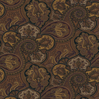 Brown black paisley pattern background - digital art free wallpaper for tablet