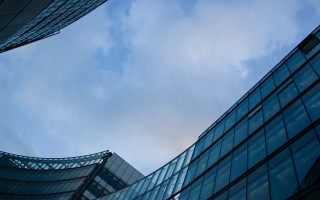 Building sky clouds matte flare - free architecture wallpaper for desktop