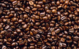 Coffee beans closeup hyperrealism stock - a pile of coffee beans free wallpaper