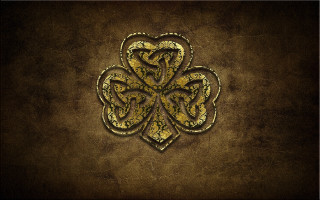 Gold black heart knot gothic - free hearts wallpaper