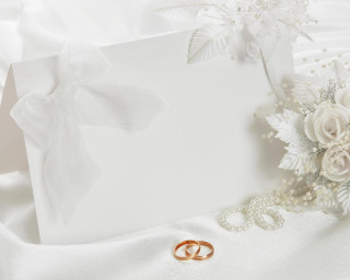 Wedding rings white cloth card - florianne becker free wallpaper