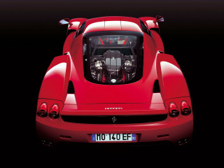 Red sports car engine open 2 - the back of the car free wallpaper