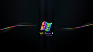 Colorful logo black background white 5 - a colorful logo free wallpaper