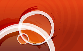 Red white abstract circle bottom - the bottom of the image free wallpaper for desktop