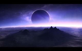 Distant planet star background space - a distant star in the background free wallpaper