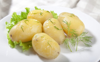Potatoes lettuce dill food photography - german romanticism free wallpaper for desktop