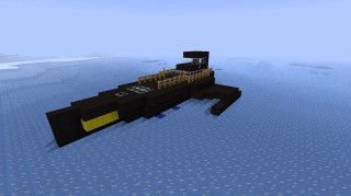 Ship water sky clouds computer - pixel art free wallpaper