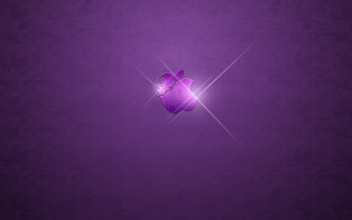 Purple apple holography sunset sky - a purple background free wallpaper