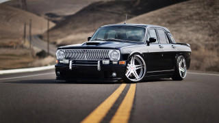 Black car country side hill - cafer bater free wallpaper