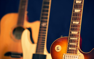 Two guitars baroque grunge blurry - grunge free wallpaper