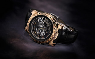 Gold watch baroque detailed Enguerrand - a watch free wallpaper
