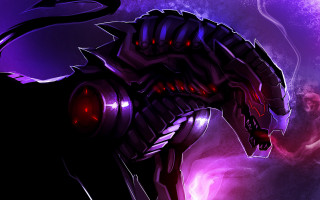 Cybernetic lyco creature glowing eyes - cybernetic free wallpaper for desktop