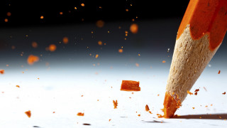 Pencil crushed orange leaves fire - a pencil free wallpaper