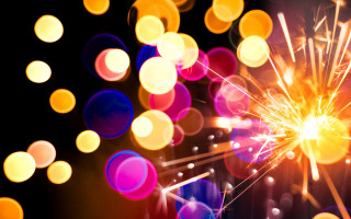 Fireworks sparkler hologram bokeh night - evariste vital luminai free wallpaper