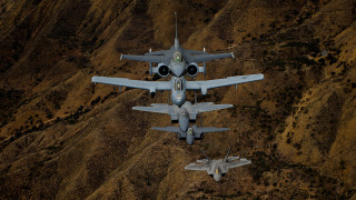 Fighter jets mountains daytime cobra - two fighter jet free wallpaper