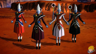 Cartoon characters desert mountains sky - the background and a sky in the background free wallpaper