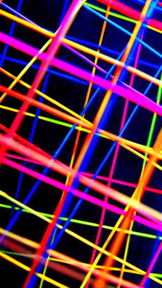 Colorful background lines shapes black - net art free wallpaper for mobile