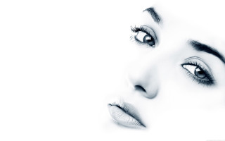 Woman face white background black - a womans face free wallpaper for desktop