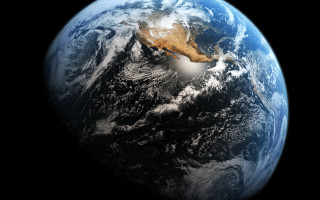Earth australia pacific space night - a view of the earth free wallpaper
