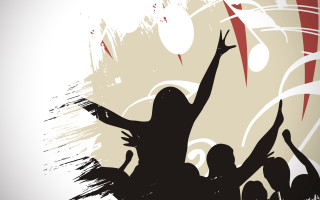 Dancing group flag grungy background - grungy free wallpaper