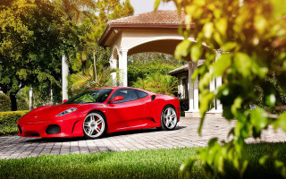 Red sports car neoclassic luxury - luxury free wallpaper