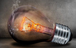 Lightbulb smoke table wall light - a light bulb free wallpaper for desktop