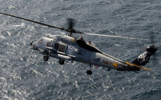 Helicopter ocean person watercraft waves - board free wallpaper for desktop